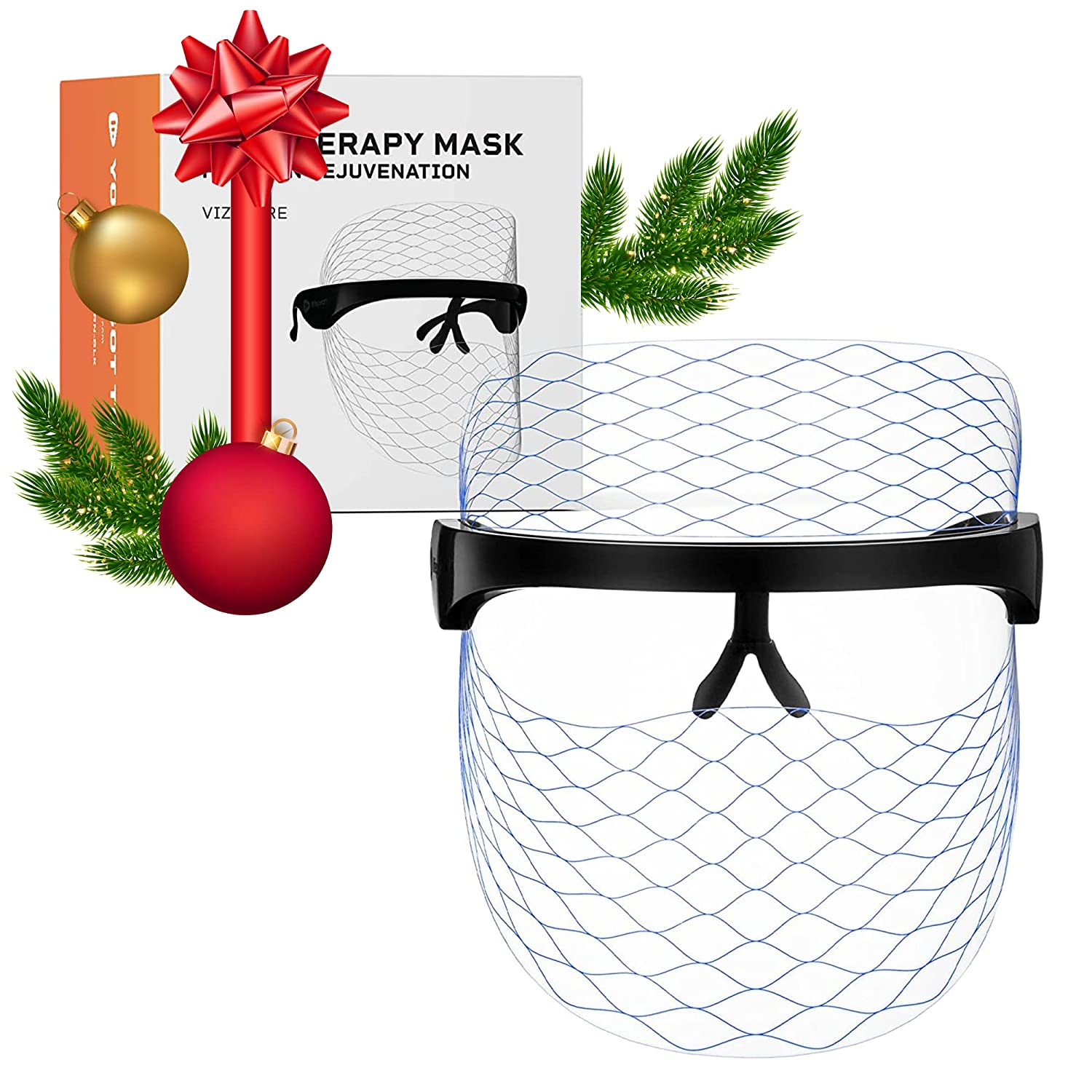 LED Face Mask Light Therapy - Holiday Gifts from Amazon
