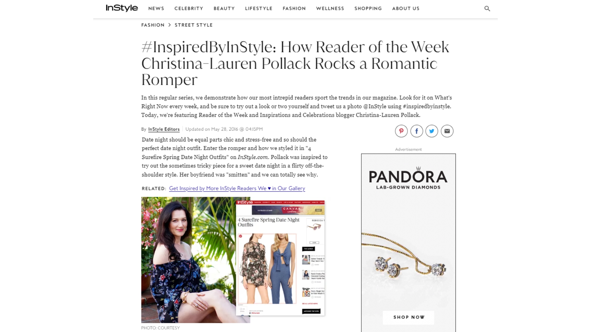 Press and Features for Christina-Lauren Pollack - Inspirations and Celebrations