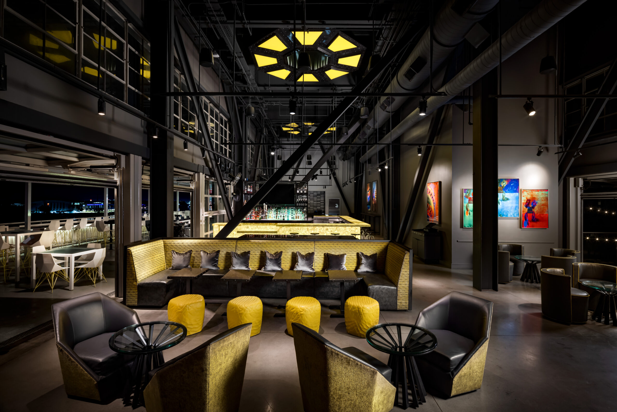 The Most Stylish & Glamorous Halloween Parties and Events to Experience This Year -Image credit Brandon Barre for Electric Moon - JW Marriott Savannah Plant Riverside District
