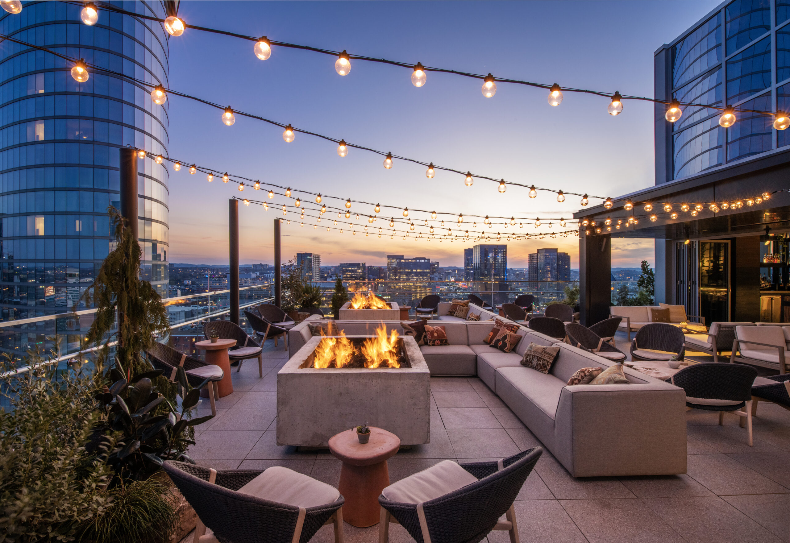 The Most Stylish & Glamorous Halloween Parties and Events to Experience This Year - Image credit Harriet’s Rooftop at 1 Hotel Nashville