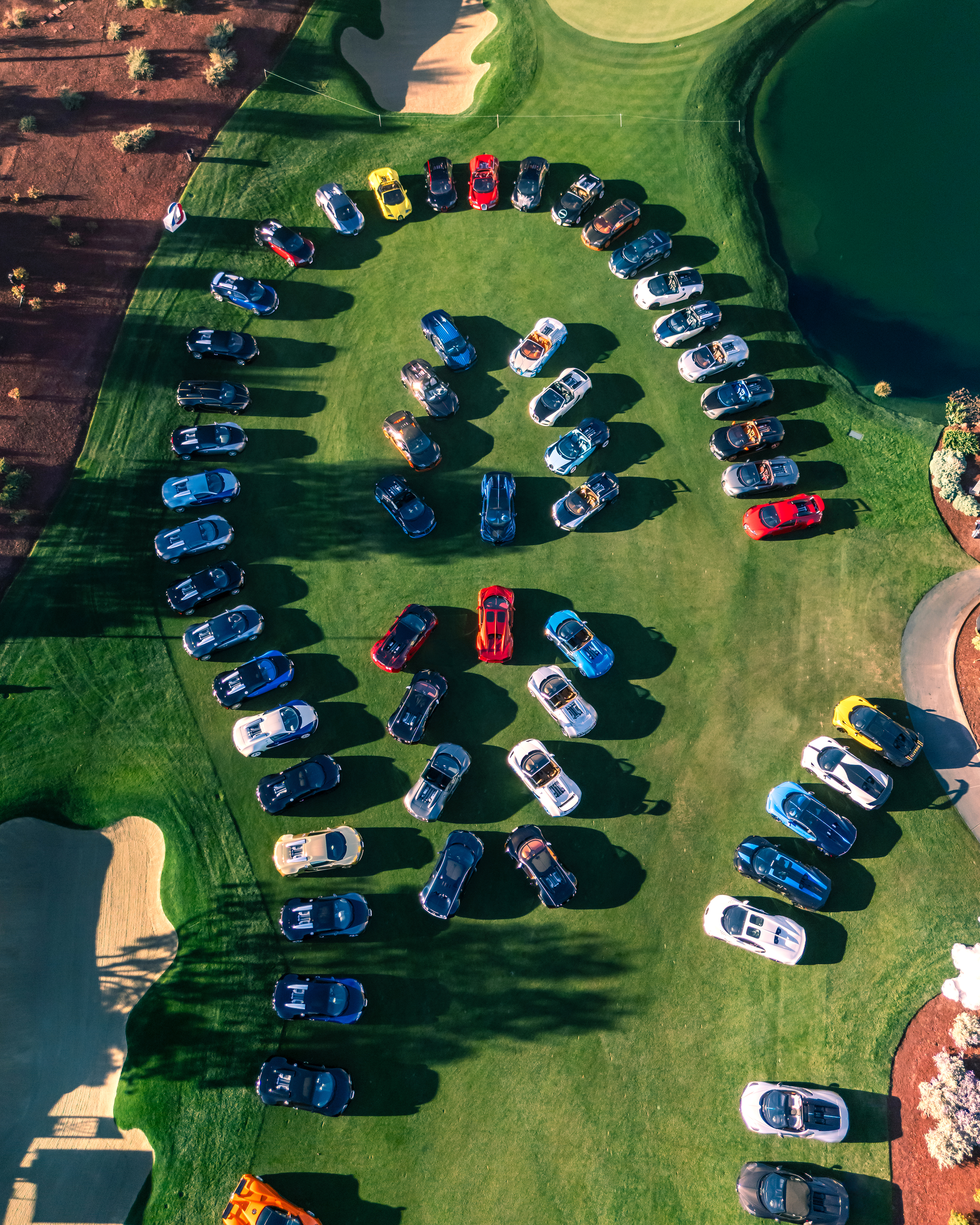 Bugatti Celebrates 20 Years of the Veyron at the Concours at Wynn Las Vegas - Photo by Zack Brehl - Image credit Bugatti