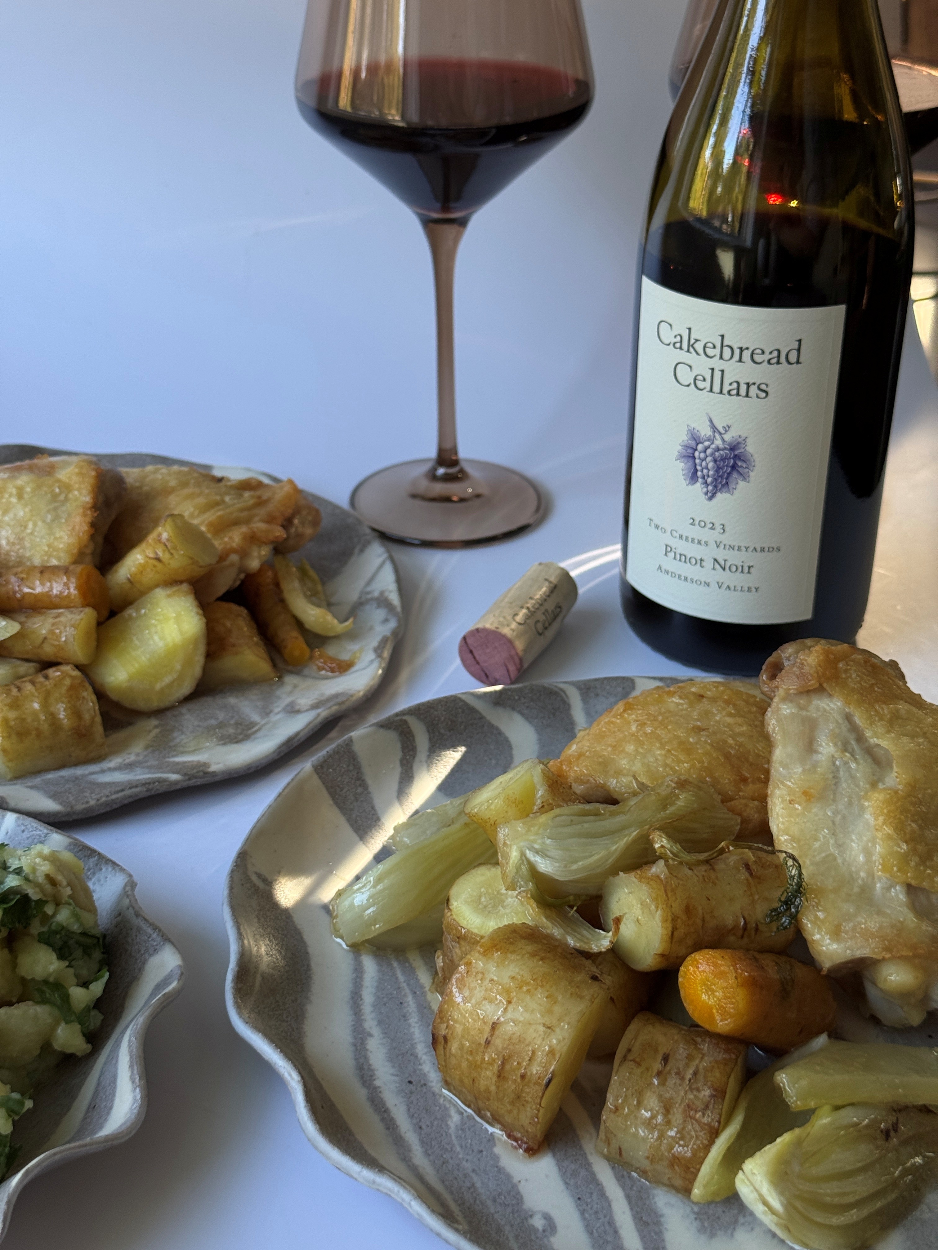 Thanksgiving Recipes by Celebrity Chefs - Braised Chicken with Honey-Lemon Gremolata and Olive Oil Potatoes by Brian Streeter