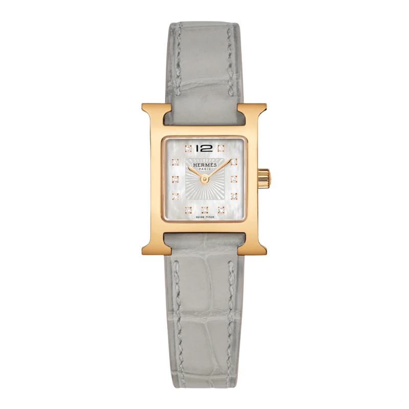 Holiday Jewelry Gifts - Hermes Heure H Watch, Mini Model, 21 mm