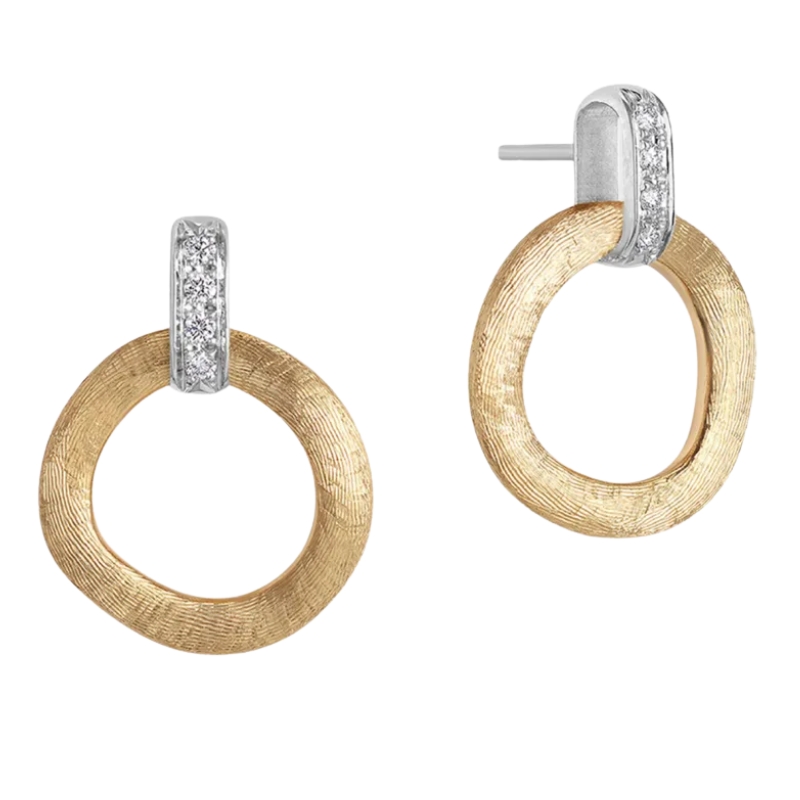 Holiday Jewelry Gifts - Marco Bicego 18k Jaipur Yellow Gold Medium Stud Drop Earrings