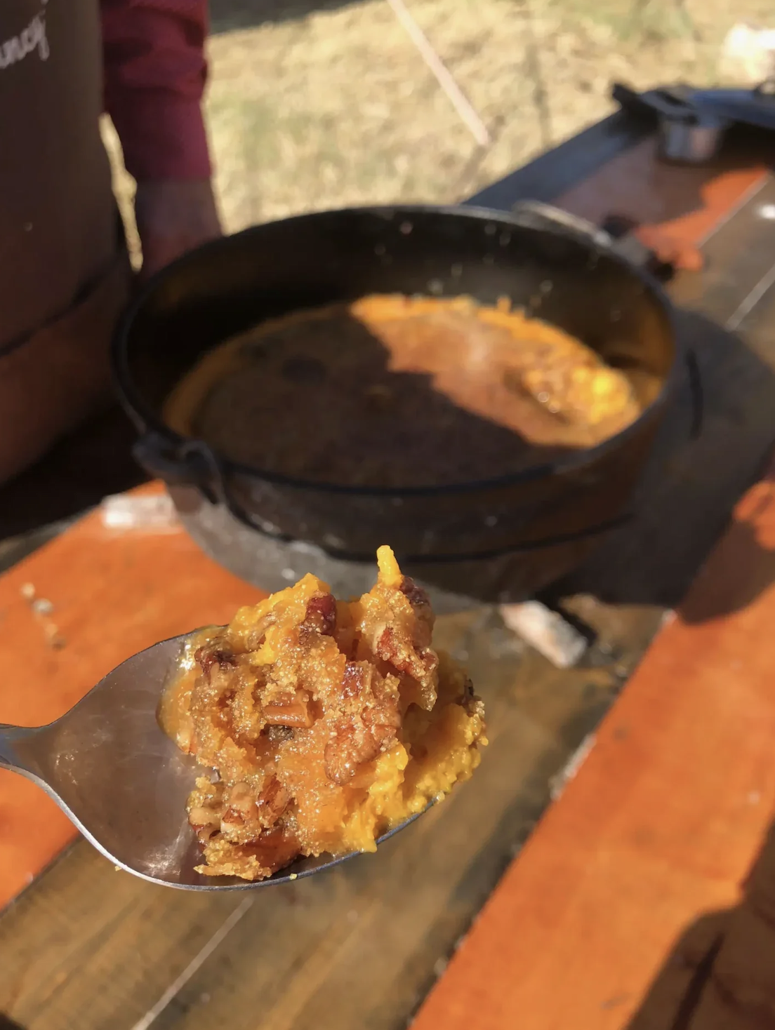 Thanksgiving Recipes by Celebrity Chefs - Brown Sugar and Pecan Mashed Sweet Potatoes by Cowboy Kent Rollins