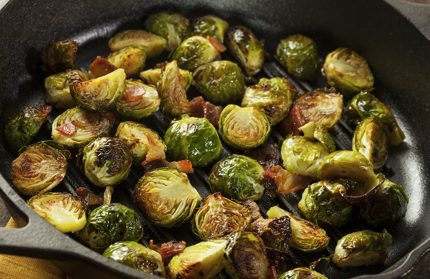 Thanksgiving Recipes by Celebrity Chefs - Caramelized Brussels Sprouts with Cranberries and Bacon by Chef Robert Irvine