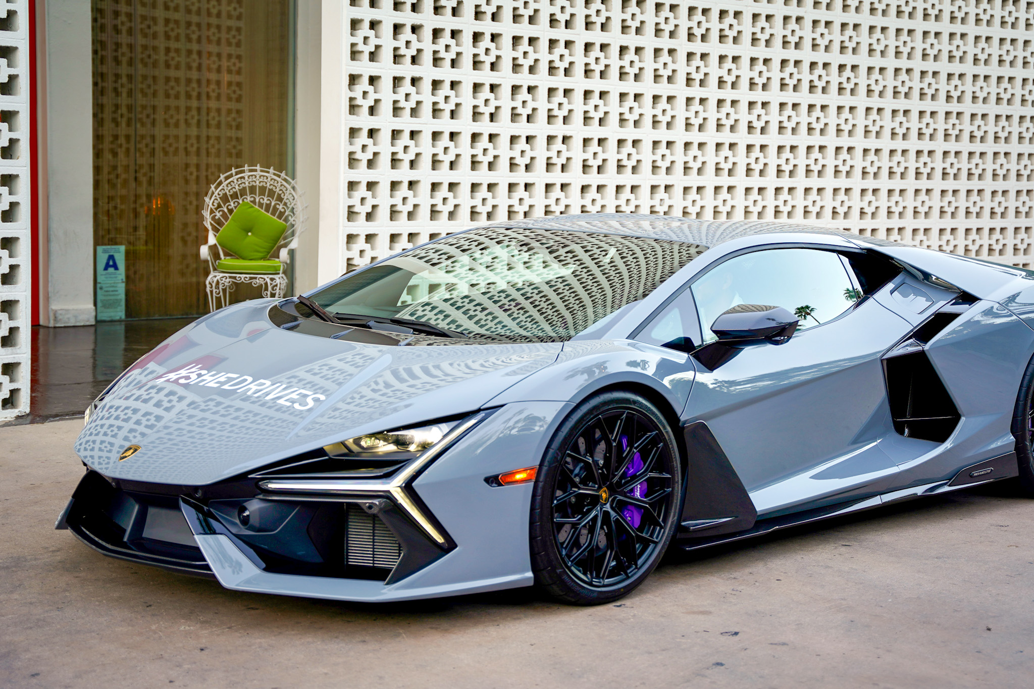 Inside the SHEdrives a Lambo Experience - Lamborghini’s Daring Dream Drive in the California Desert - Lamborghini Revuelto at Parker Palm Springs - Image credit Christina-Lauren Pollack