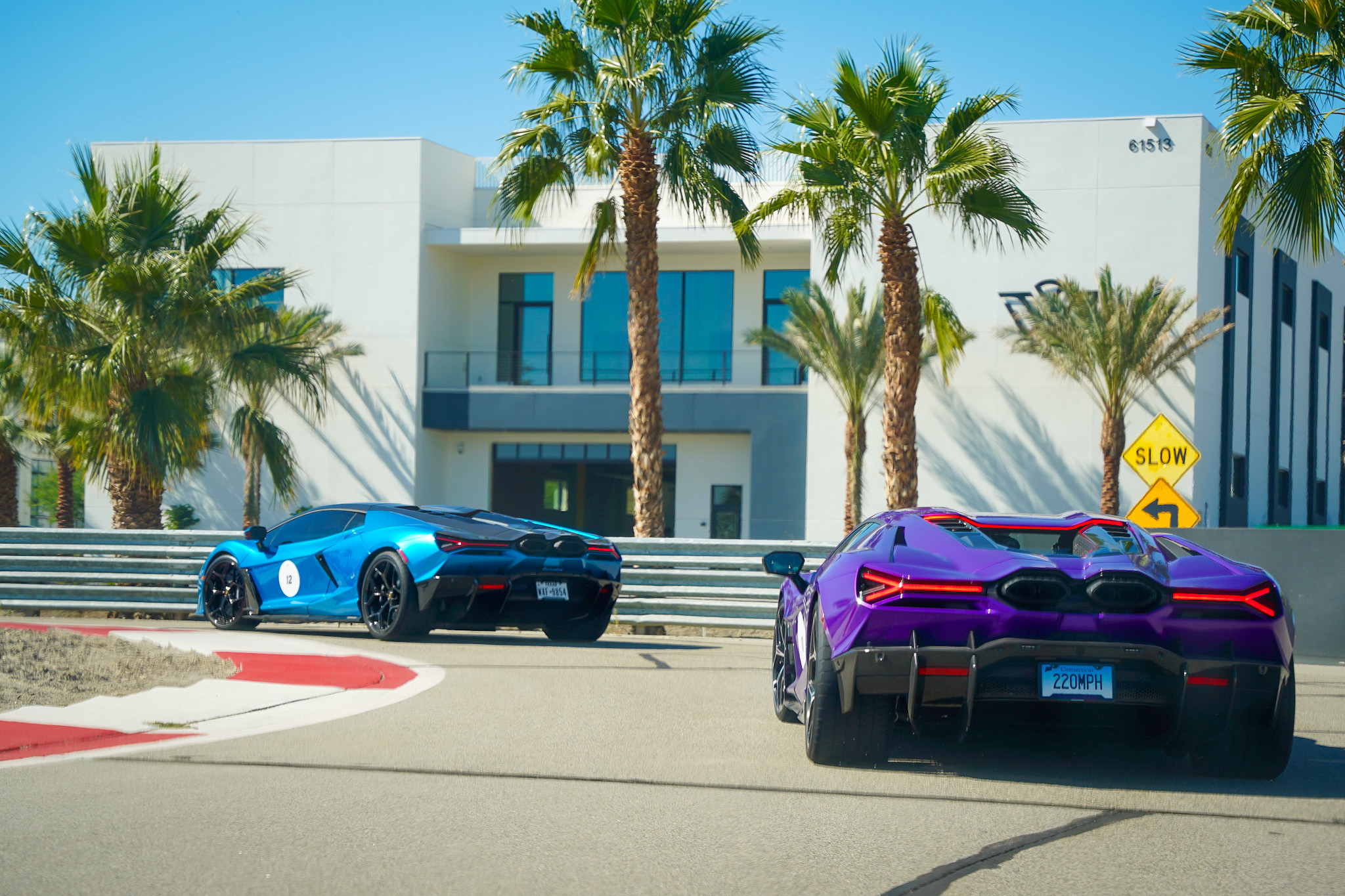 Inside the SHEdrives a Lambo Experience - Lamborghini’s Daring Dream Drive in the California Desert - Lamborghinis Racing at The Thermal Club - Image credit Jory Wood Syed