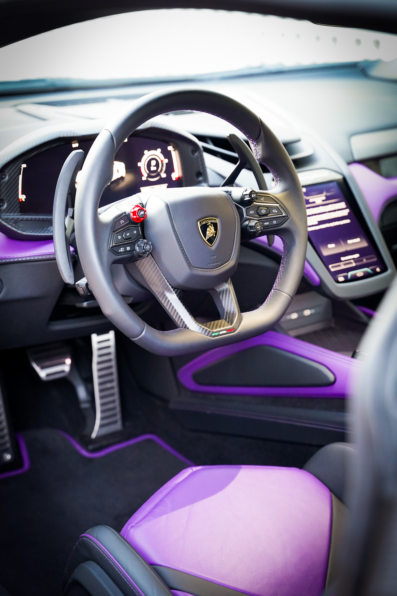 Inside the SHEdrives a Lambo Experience - Lamborghini’s Daring Dream Drive in the California Desert - Lamborghini Revuelto Interior - Image credit Christina-Lauren Pollack
