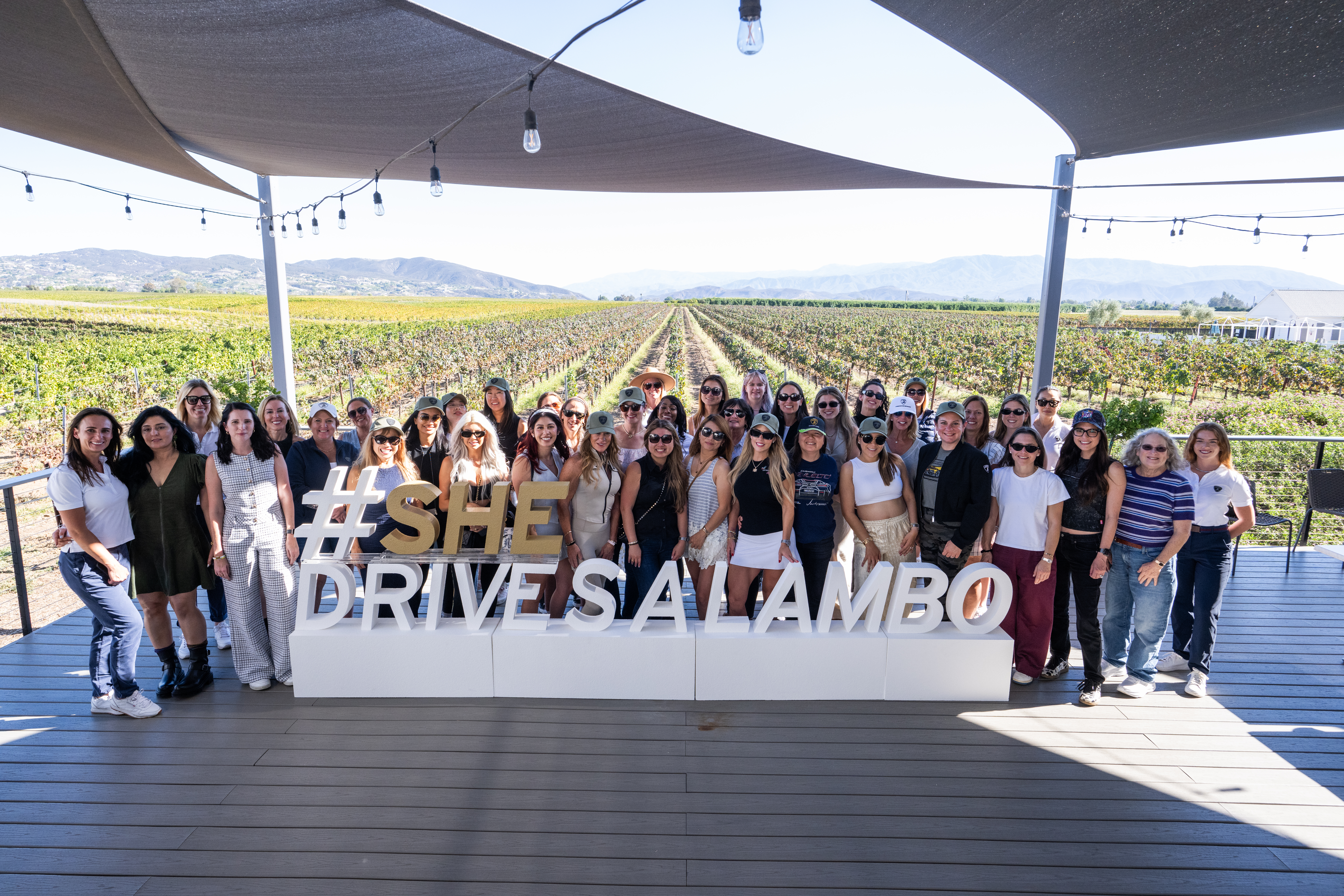Inside the SHEdrives a Lambo Experience - Lamborghini’s Daring Dream Drive in the California Desert - Image credit Jamey Price