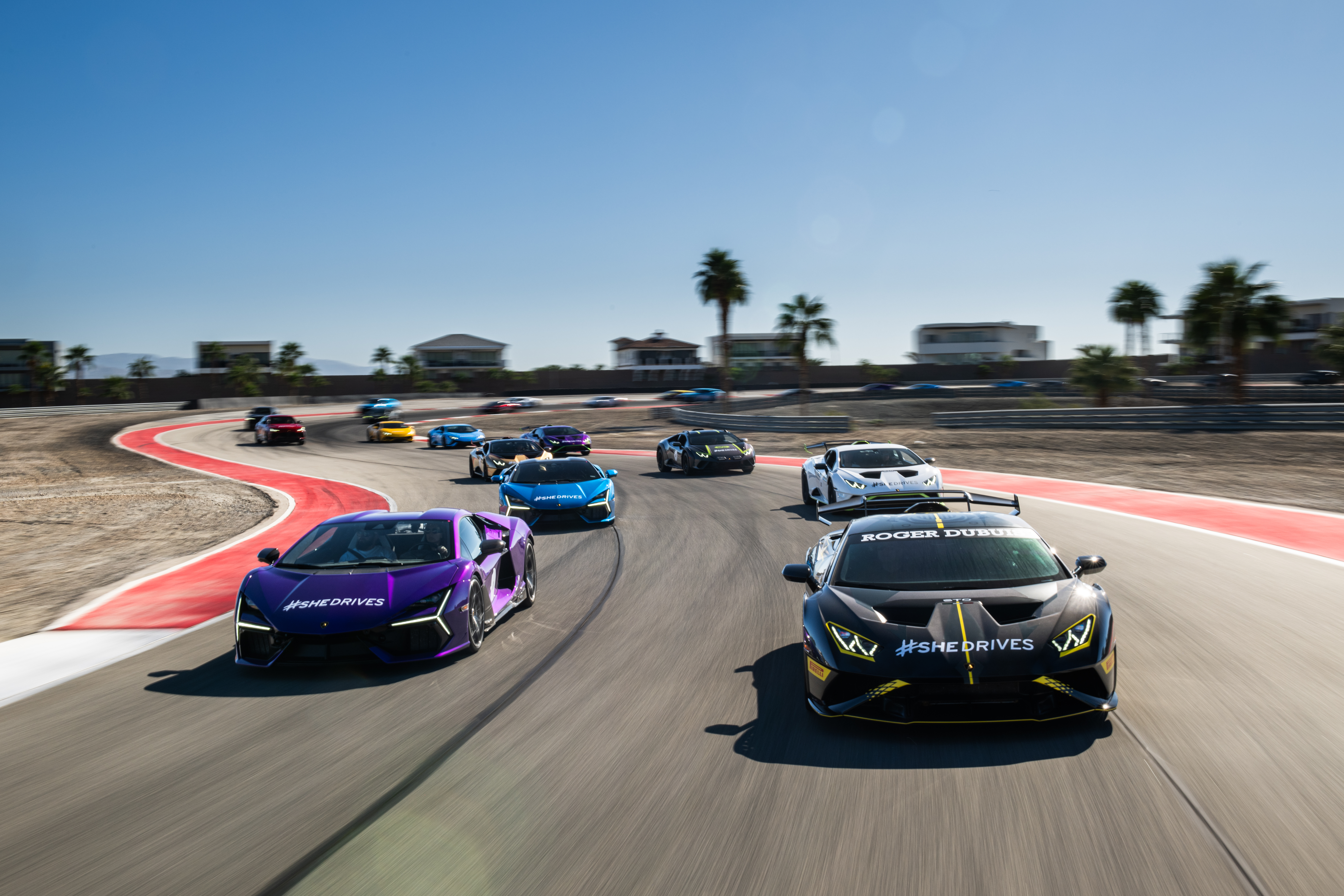 Inside the SHEdrives a Lambo Experience - Lamborghini’s Daring Dream Drive in the California Desert - Lamborghinis at The Thermal Club - Image credit Jamey Price