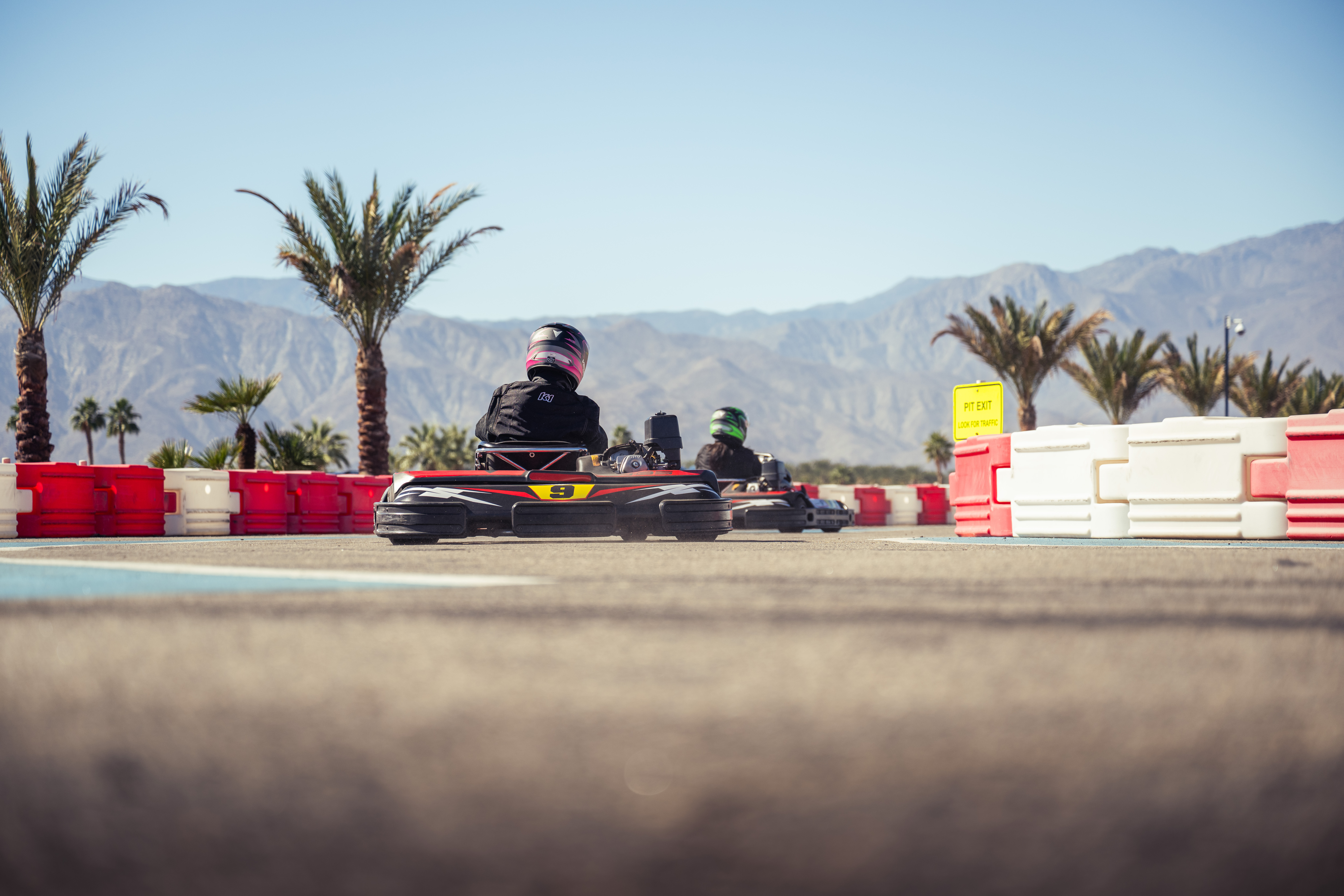 Inside the SHEdrives a Lambo Experience - Lamborghini’s Daring Dream Drive in the California Desert - Go-Kart Racing at The Thermal Club - Image credit Jamey Price