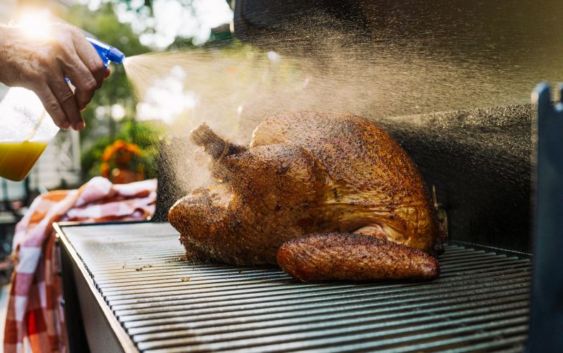 Thanksgiving Recipes by Celebrity Chefs - Tuffy Stone's Smoked Turkey by Tuffy Stone