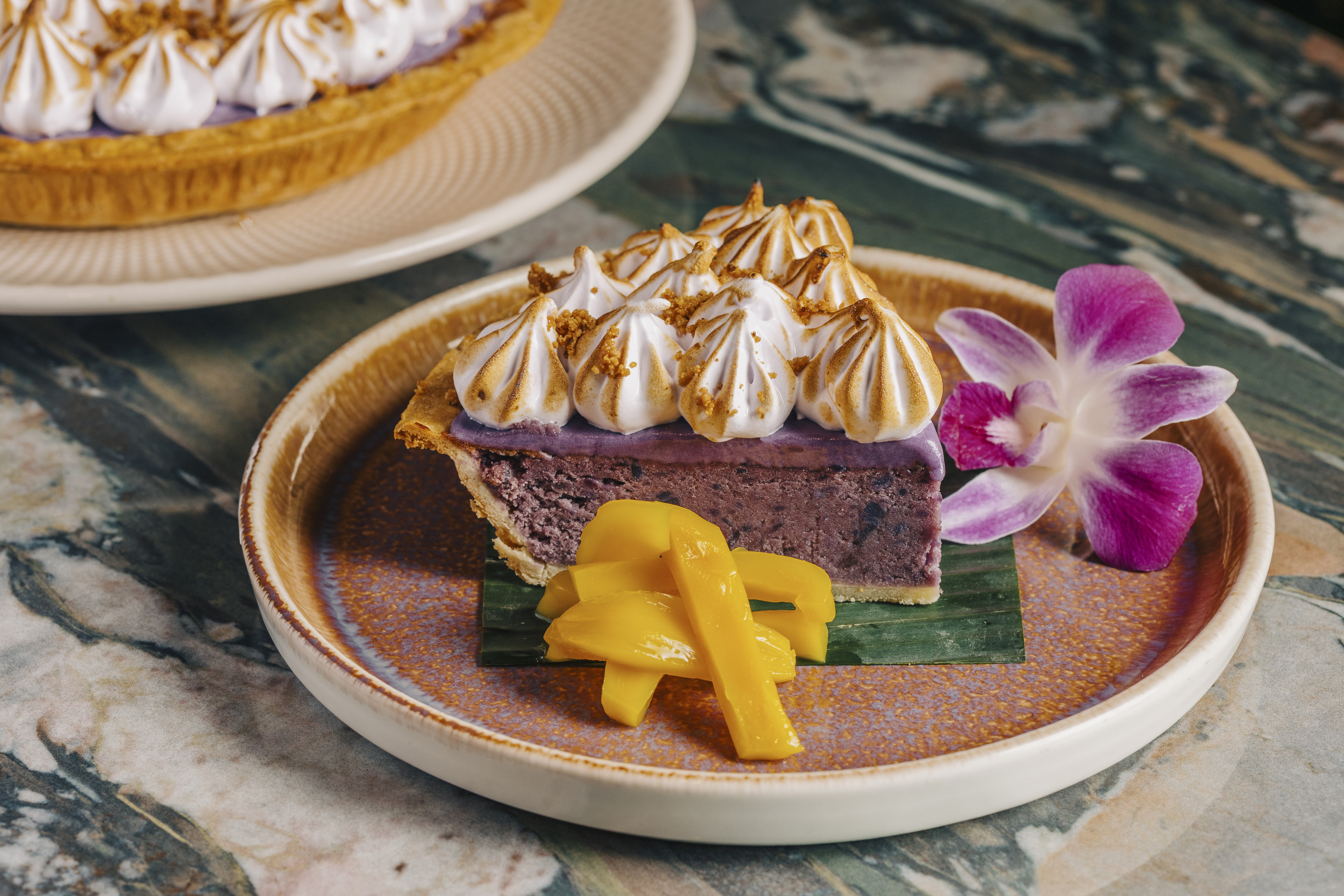Thanksgiving Recipes by Celebrity Chefs - Sunda New Asian Ube Pie by Michael Morales