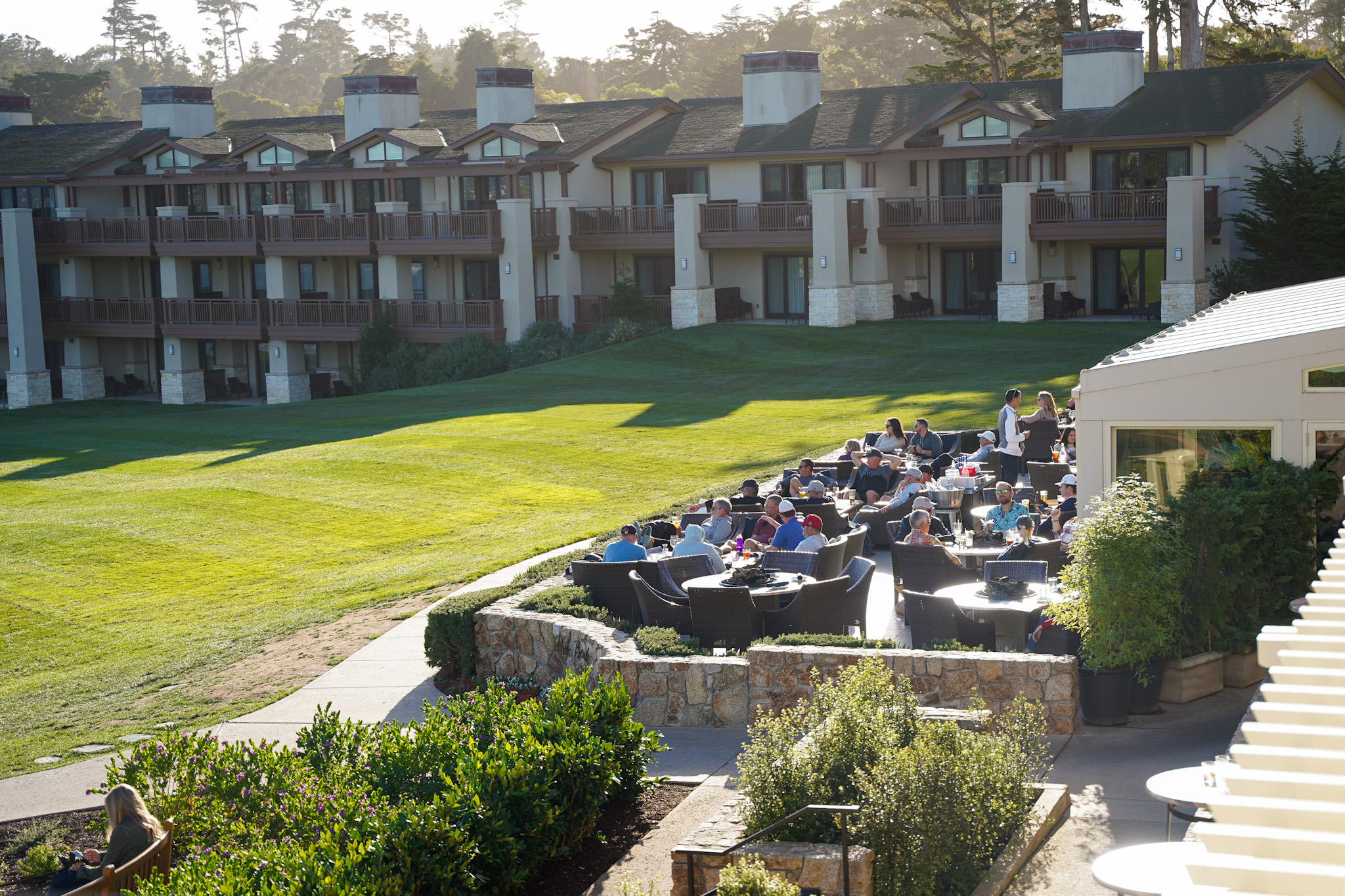 The Lodge at Pebble Beach Unveils Its Design Transformation: Classic Heritage Meets Contemporary Luxury - The Bench - Image credit Christina-Lauren Pollack