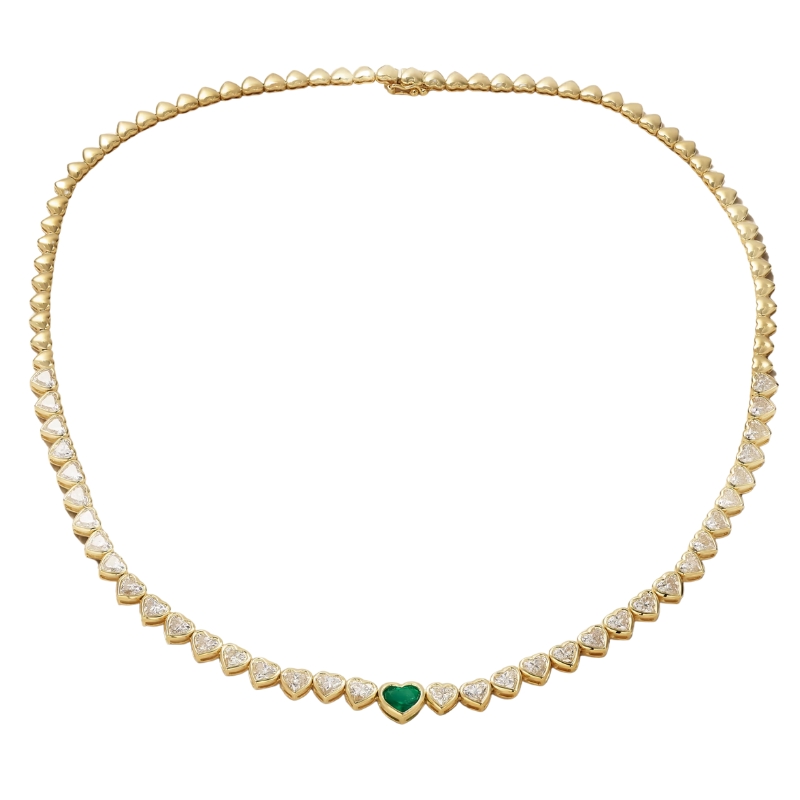 Ultra-Luxury Holiday Gifts - ANITA KO 18-karat gold, diamond and emerald necklace