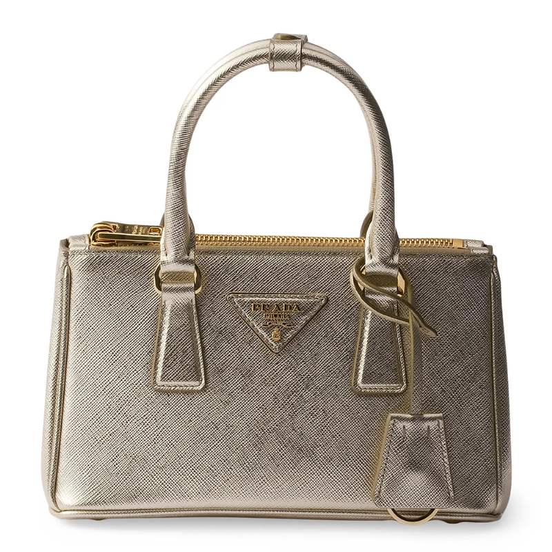 Ultra-Luxury Holiday Gifts - Prada Galleria Patent Saffiano Leather Mini Top Handle Bag
