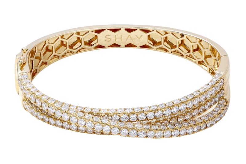 Ultra-Luxury Holiday Gifts - SHAY 18-karat gold diamond bangle