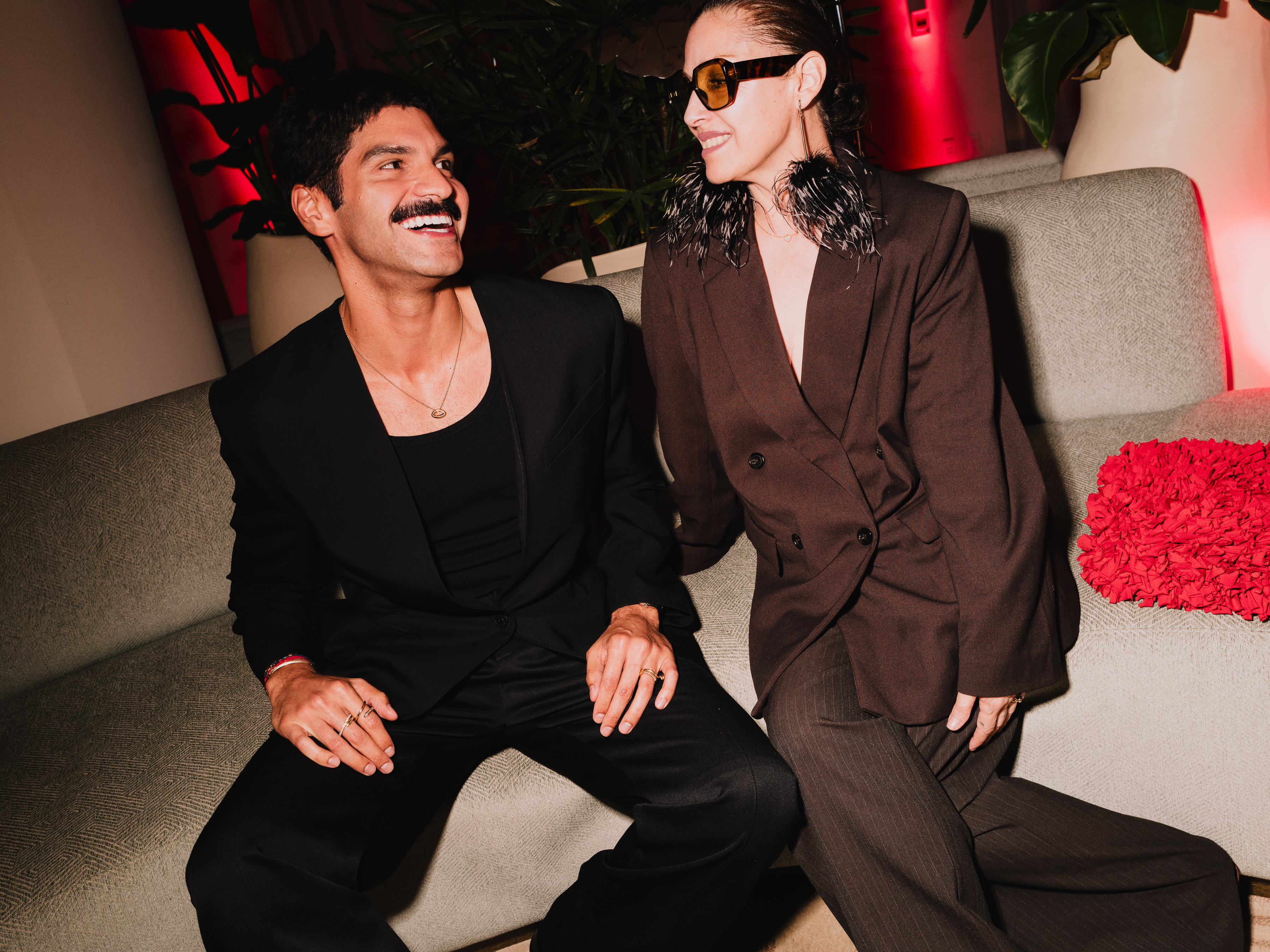 Inside Miami Art Week - Where Luxury Houses and Creative Visionaries Defined the Season - Gianfranco Berardinelli and Angeles Almuna at Ferragamo Miami Art Week Party - Image credit BFA