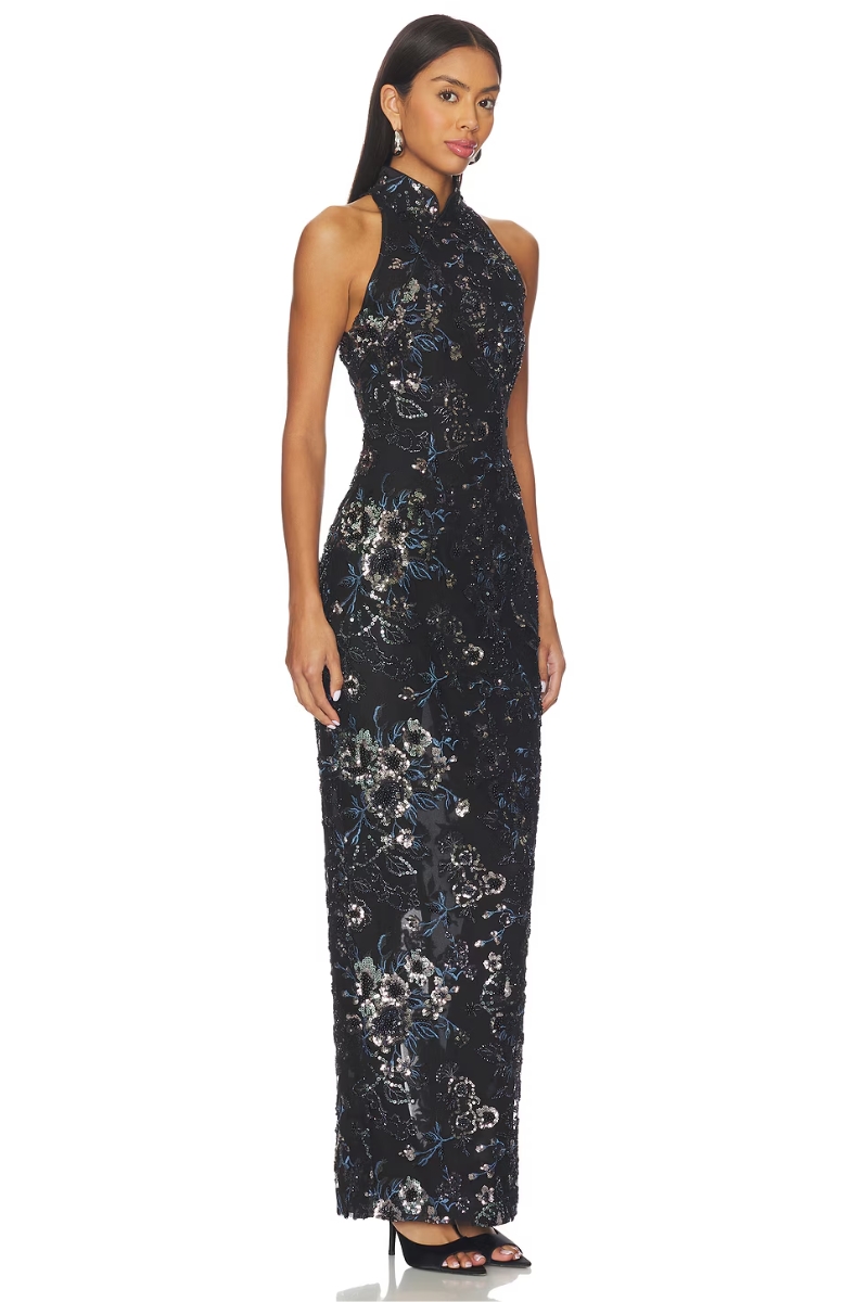 Gorgeous Outfit Ideas To Wear for Holiday Celebrations & NYE Parties - SAU LEE Arielle Dress
