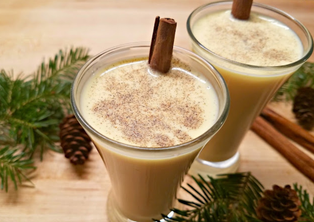 Festive Holiday Recipes from Renowned Celebrity Chefs & Cookbook Authors - Homemade Holiday Eggnog by Lisa Steele