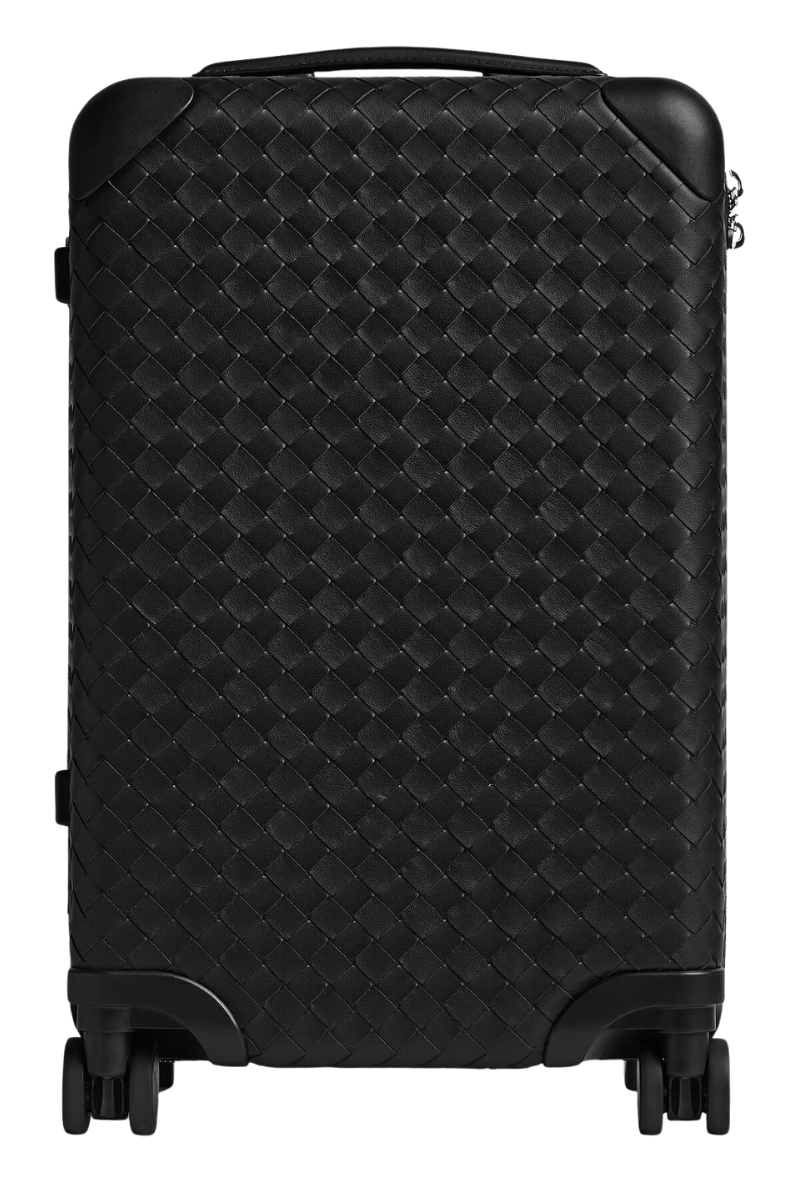 Luxury Travel Essentials & Designer Luggage - Bottega Veneta Odyssey Intrecciato Cabin Suitcase