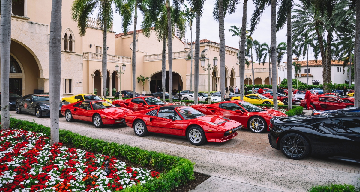 Palm Beach Cavallino Classic Celebrates 35 Years of Ferrari Elegance at The Boca Raton - Image credit Cavallino Classic