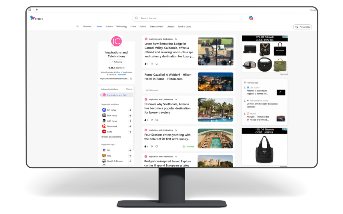 Inspirations and Celebrations — MSN Channel