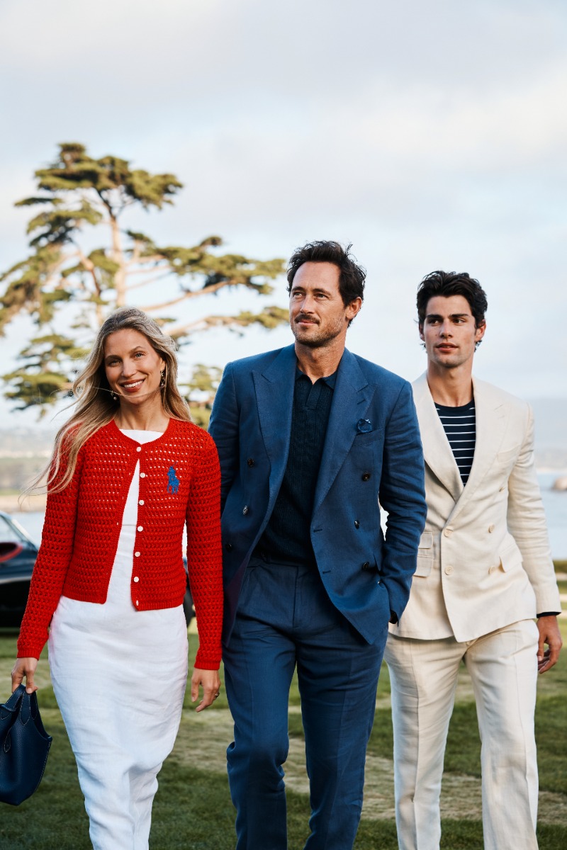 Ralph Lauren and Pebble Beach Debut a Lifestyle Apparel Partnership - Image credit Ralph Lauren - Paige and Riley Harper, Corrado Martini