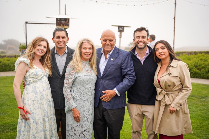 Under the Tuscan Moon at Pèppoli Celebrating Two Families, Six Centuries, and One Enduring Legacy - Gian, Sandra, Rich, Christian Pepe and family - Image credit Christina-Lauren Pollack