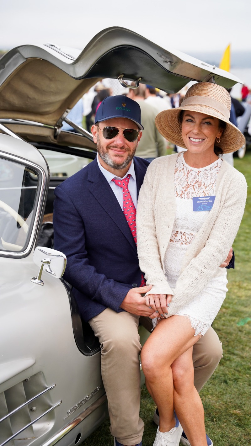 Legacy, Dynasty, and the Enduring Spirit of the 75th Pebble Beach Concours d'Elegance - Image credit Christina-Lauren Pollack - Joshua and Stacey Scherling