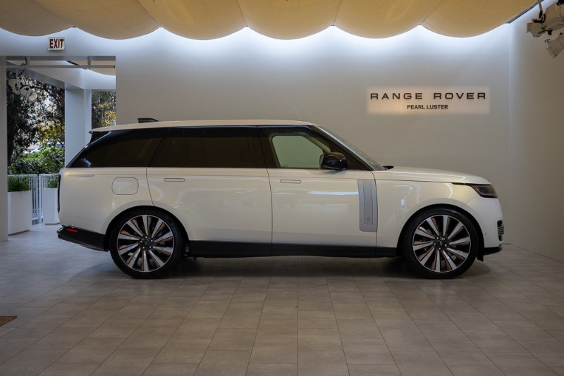 The Residence at Range Rover House Brought Modern Hospitality & Bespoke Style to Monterey Car Week - Range Rover SV Pearl Luster - Image credit JLR