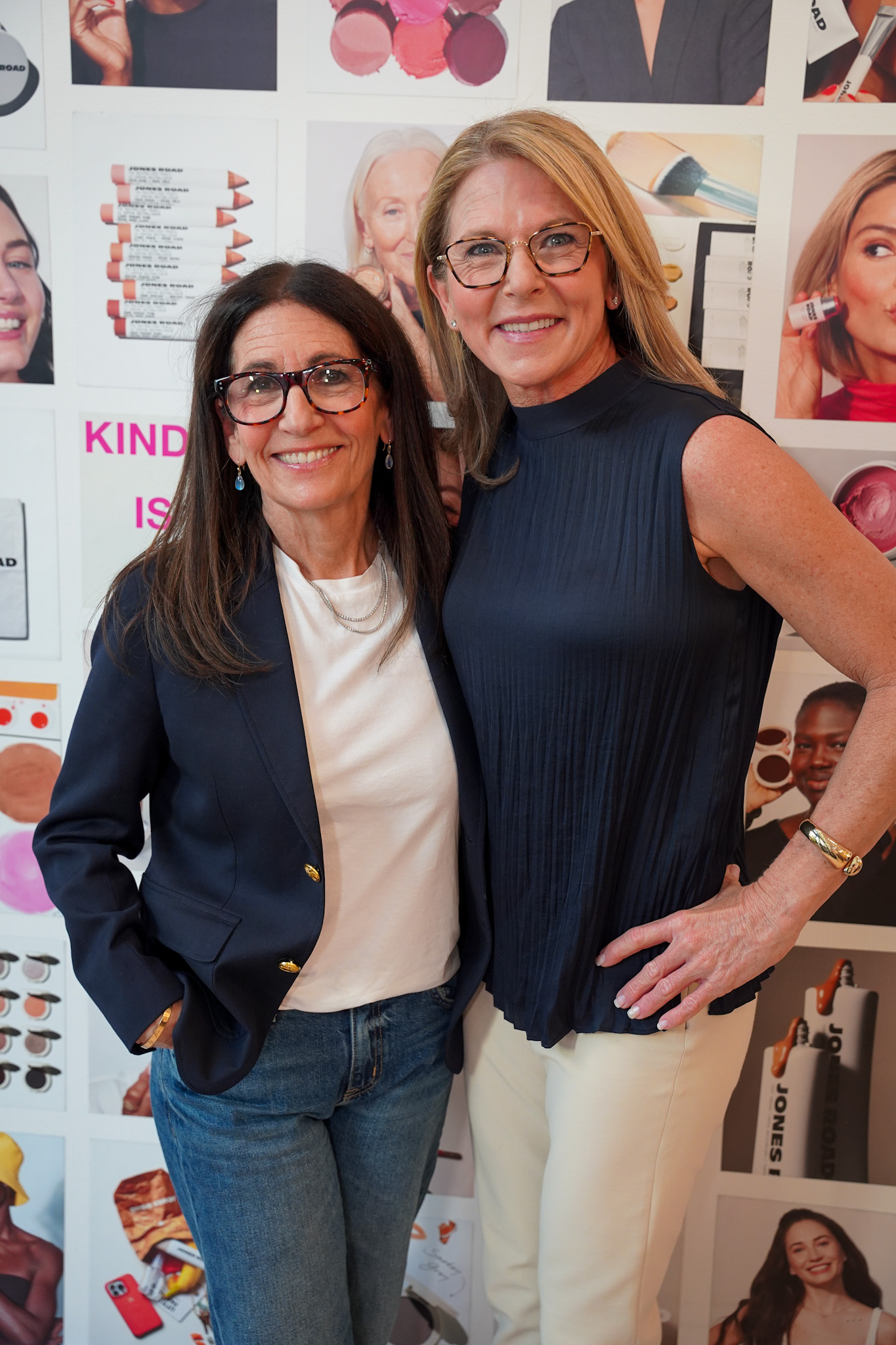 Founder Bobbi Brown Celebrates Jones Road Beauty, Brains & Business in The Heart of Silicon Valley - Bobbi Brown and Steph Wagner of Northern Trust - Image credit: Christina-Lauren Pollack