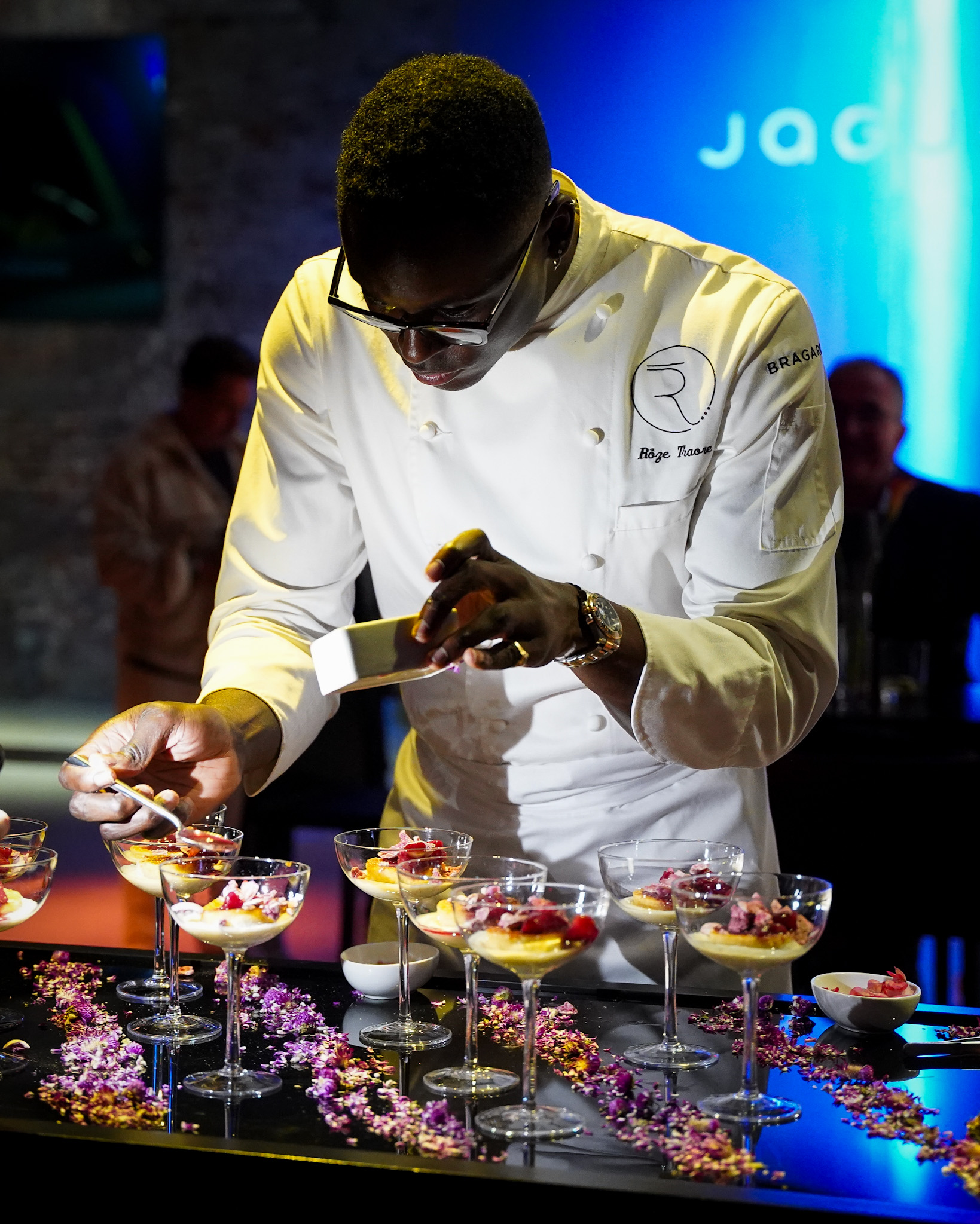 Inside The Jaguar Type 01 Global Debut: The Most Dramatic Rebrand of The Century - Chef Roze Traore - Image credit Christina-Lauren Pollack
