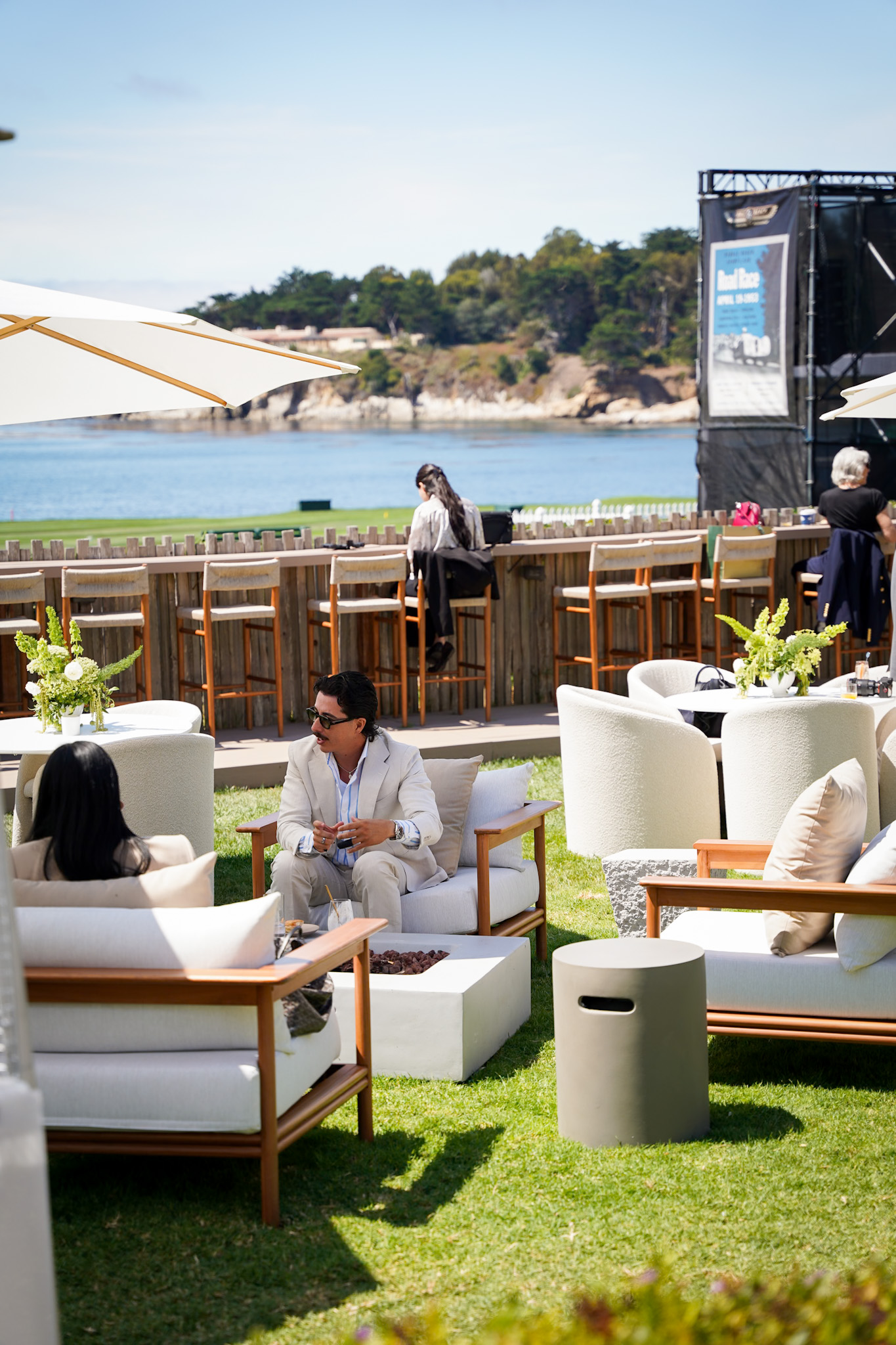 Lamborghini Honors 60 Years of the Miura & Sets A New Performance Benchmark with the Revuelto SV - Lamborghini Lounge Pebble Beach - Image credit Christina-Lauren Pollack