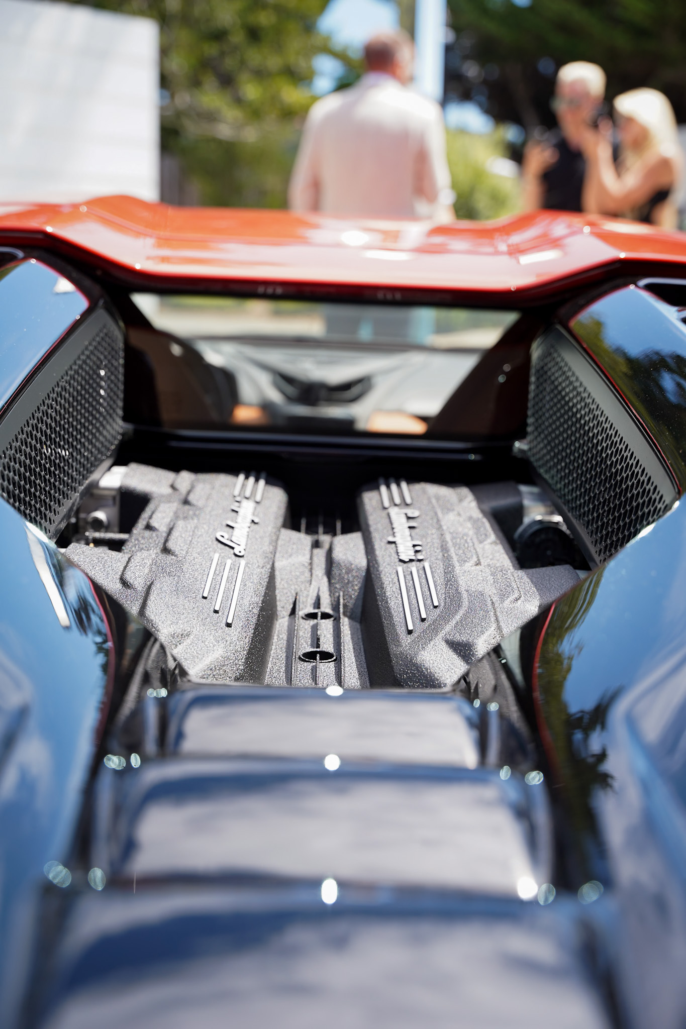 Lamborghini Honors 60 Years of the Miura & Sets A New Performance Benchmark with the Revuelto SV - Lamborghini Lounge Pebble Beach - Image credit Christina-Lauren Pollack