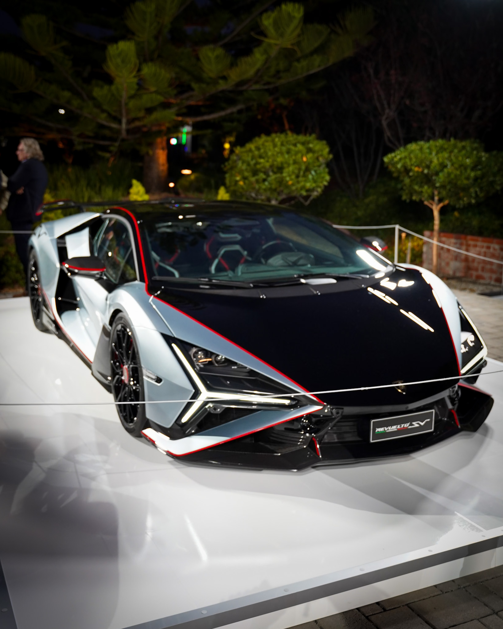 Lamborghini Honors 60 Years of the Miura & Sets A New Performance Benchmark with the Revuelto SV - Lamborghini Lounge Pebble Beach - Image credit Christina-Lauren Pollack