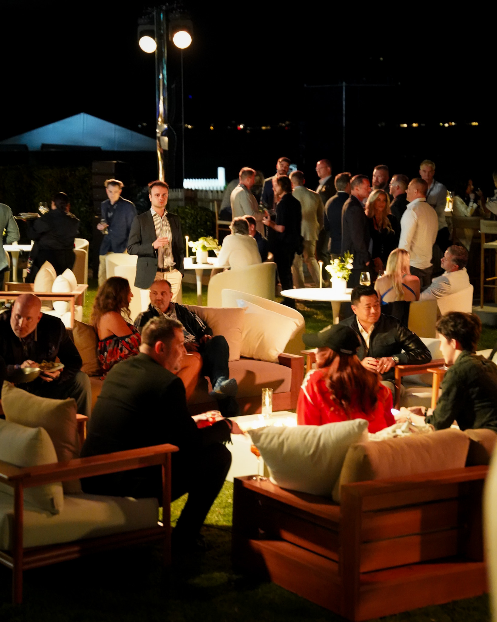 Lamborghini Honors 60 Years of the Miura & Sets A New Performance Benchmark with the Revuelto SV - Lamborghini Lounge Pebble Beach - Image credit Christina-Lauren Pollack