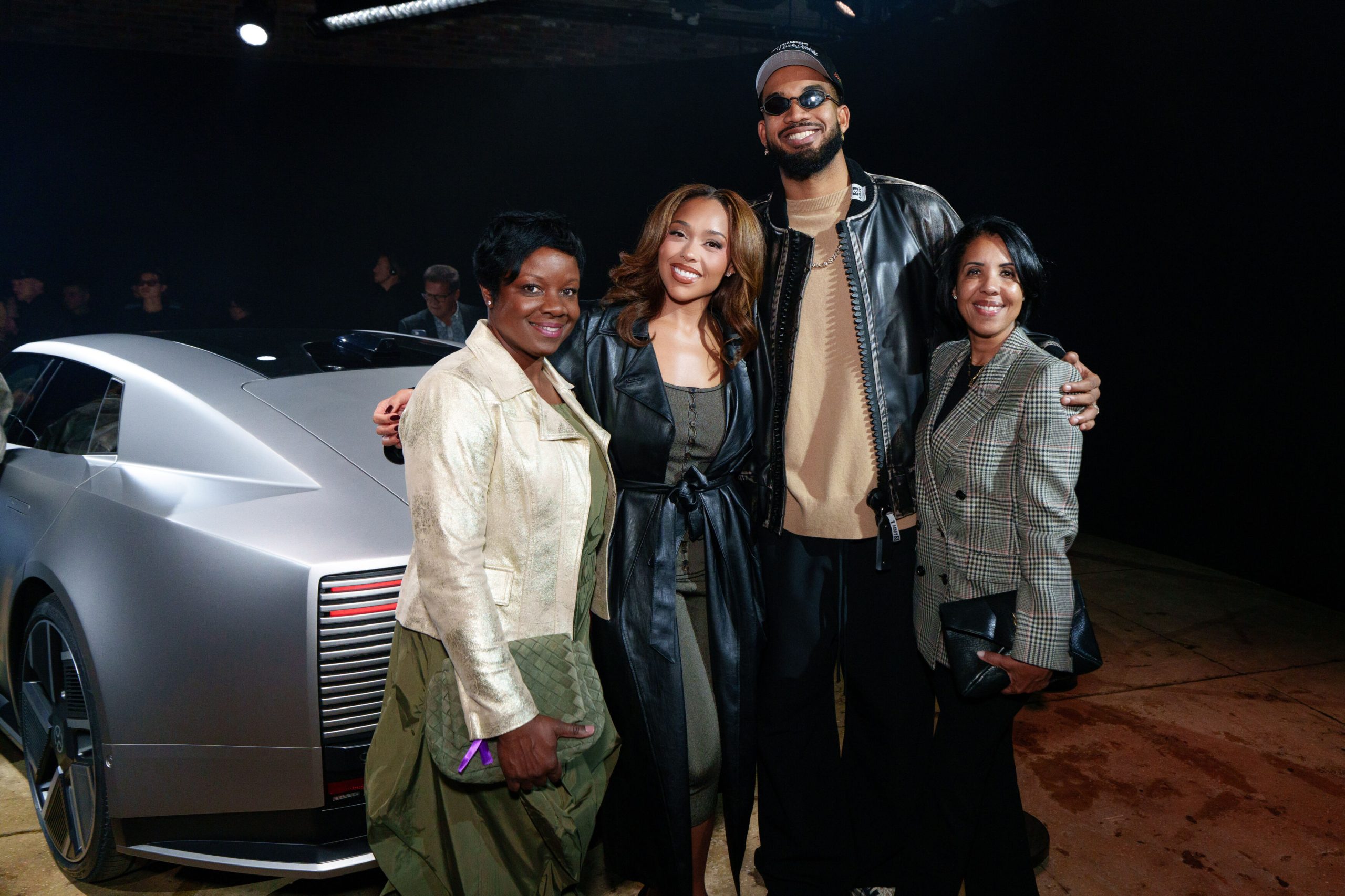 Inside The Jaguar Type 01 Global Debut: The Most Dramatic Rebrand of The Century - Jordyn Woods, Karl-Anthony Towns, Leslie Wims Morris - Image credit Jaguar