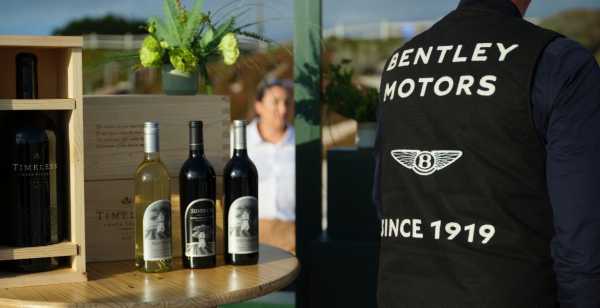 Silver Oak Raises the Bar in Pebble Beach at the Home of Bentley - Image credit Bentley Motors